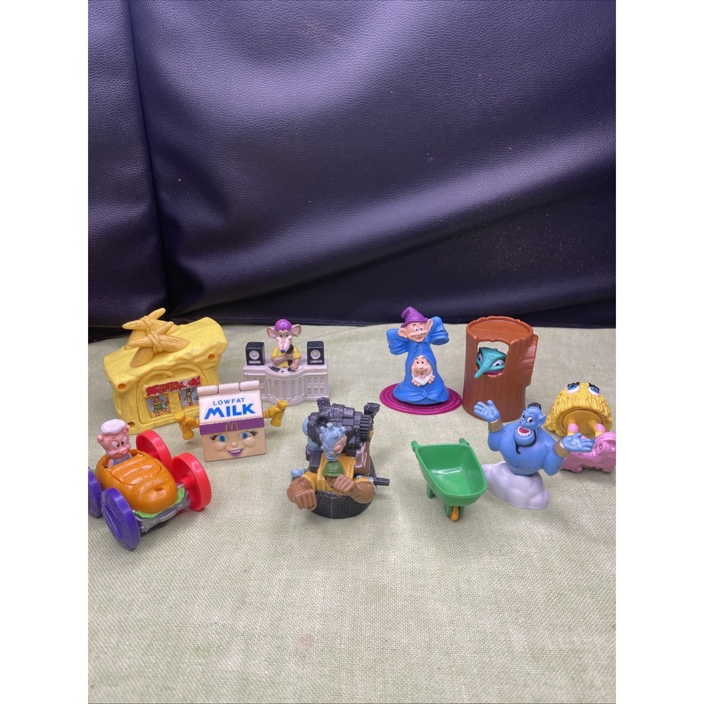 VTG Burger King McDonald's Happy Meal Kids Toys Lot Of 10 90s Vintage